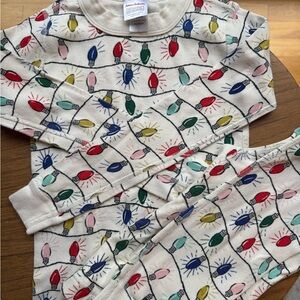 Hanna Andersson Festive Lights Holiday Kids Pajamas